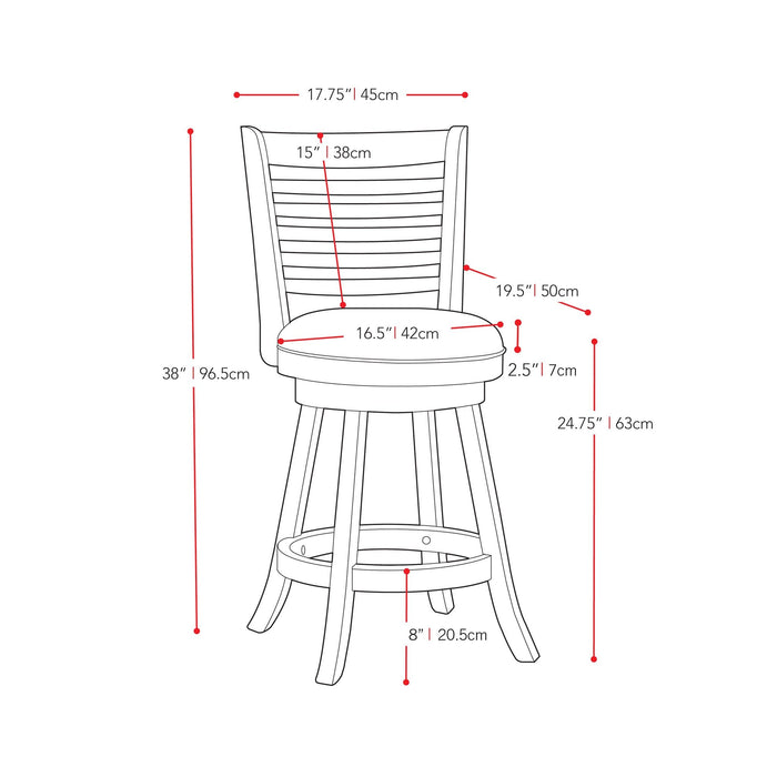 Grove 24" Swivel Barstools (Set of 2)