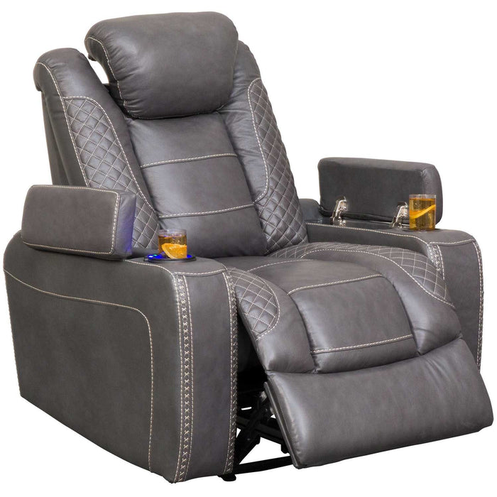 Targa Power Reclining Leather Living Room Collection
