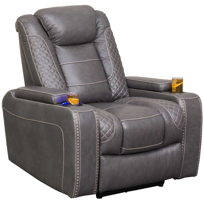 Targa Power Reclining Leather Living Room Collection