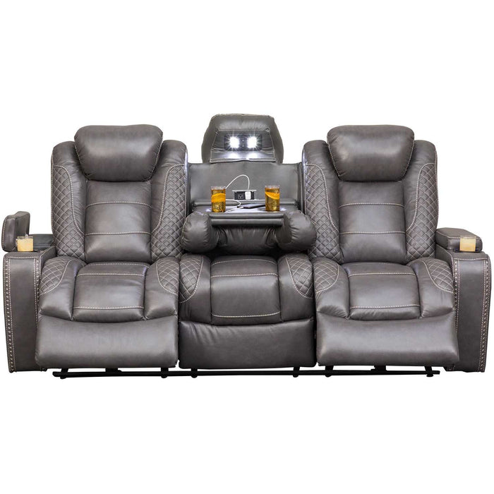 Targa Power Reclining Leather Living Room Collection