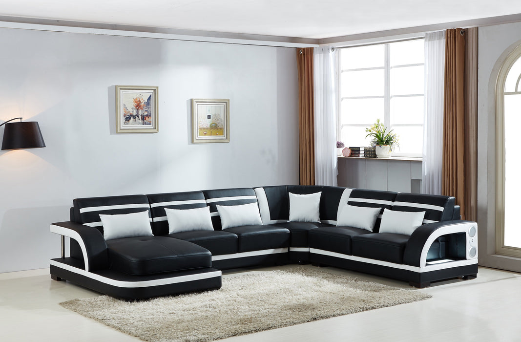 Enzo Leather Sectional Collection