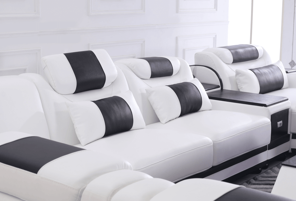 Lusso Italian Leather Sectional Collection