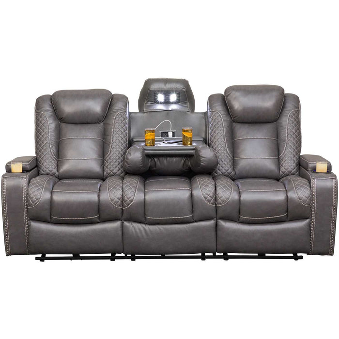 Targa Power Reclining Leather Living Room Collection