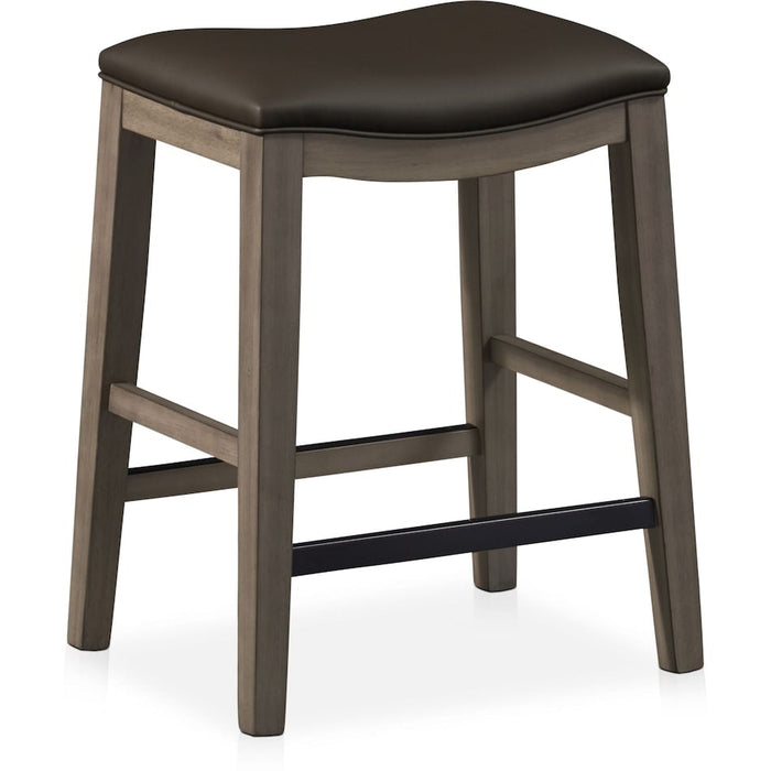 Vacaville Counter Height Backless Dining Bar Stool (Set of 2)